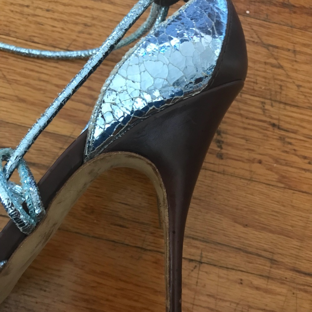 Givenchy Leather And Metallic Python Women’s Shoes - image 3